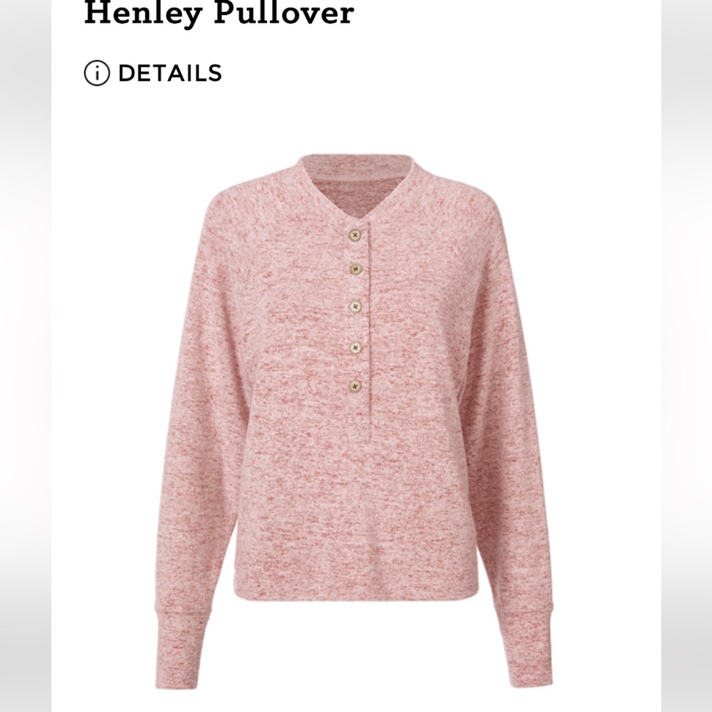 CAbi Henley pullover in Large. So soft
